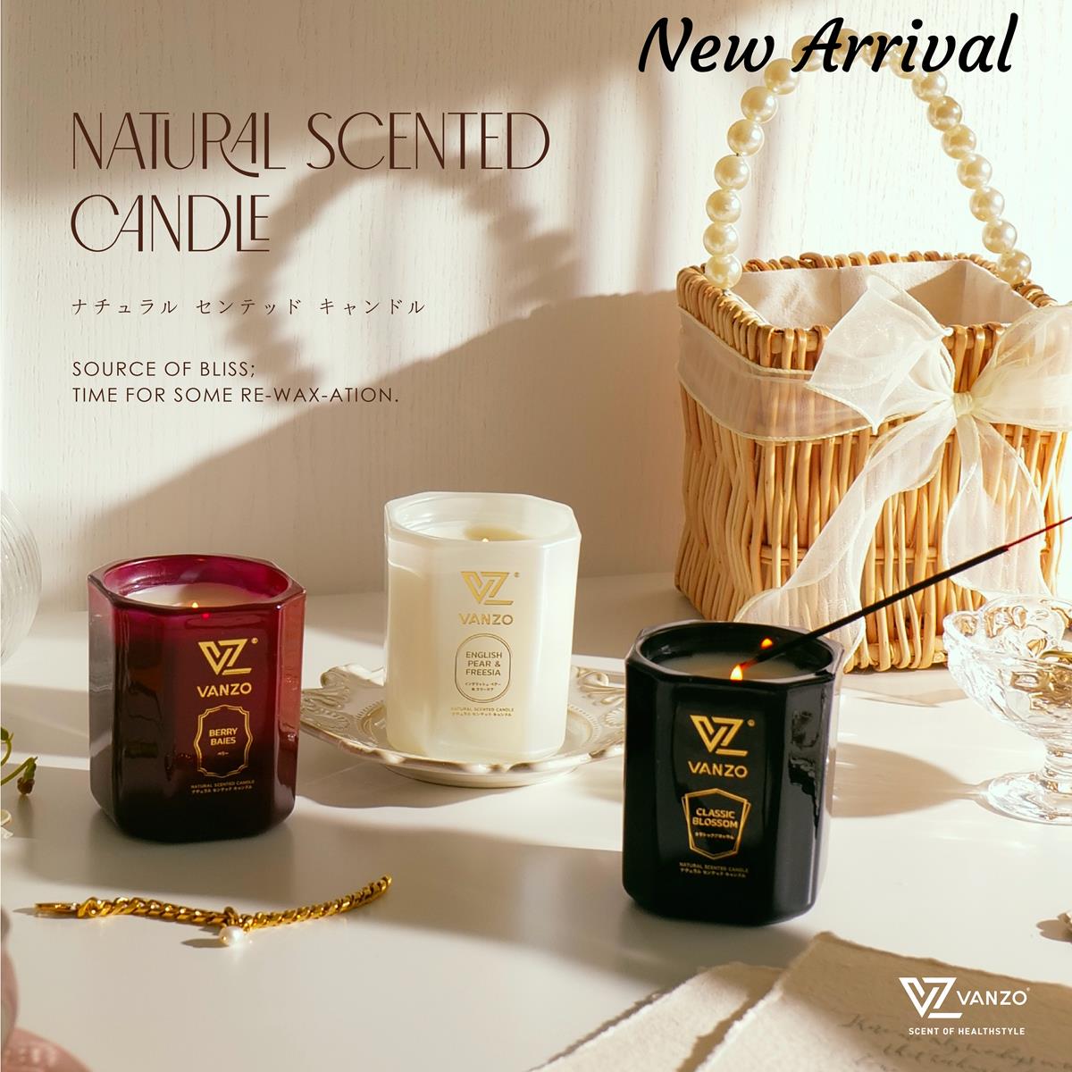 Vanzo Natural Scented Candle